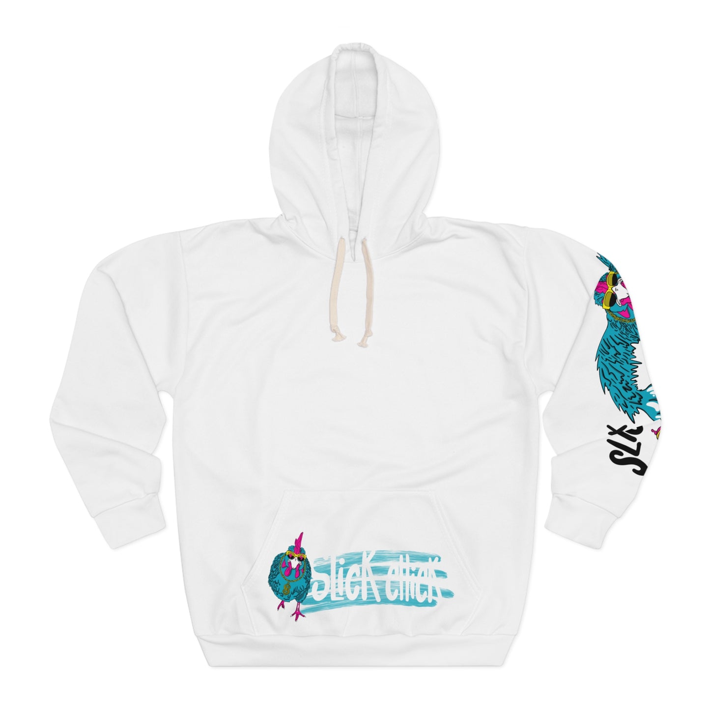 Slick Chick white hoodie - Slickchick