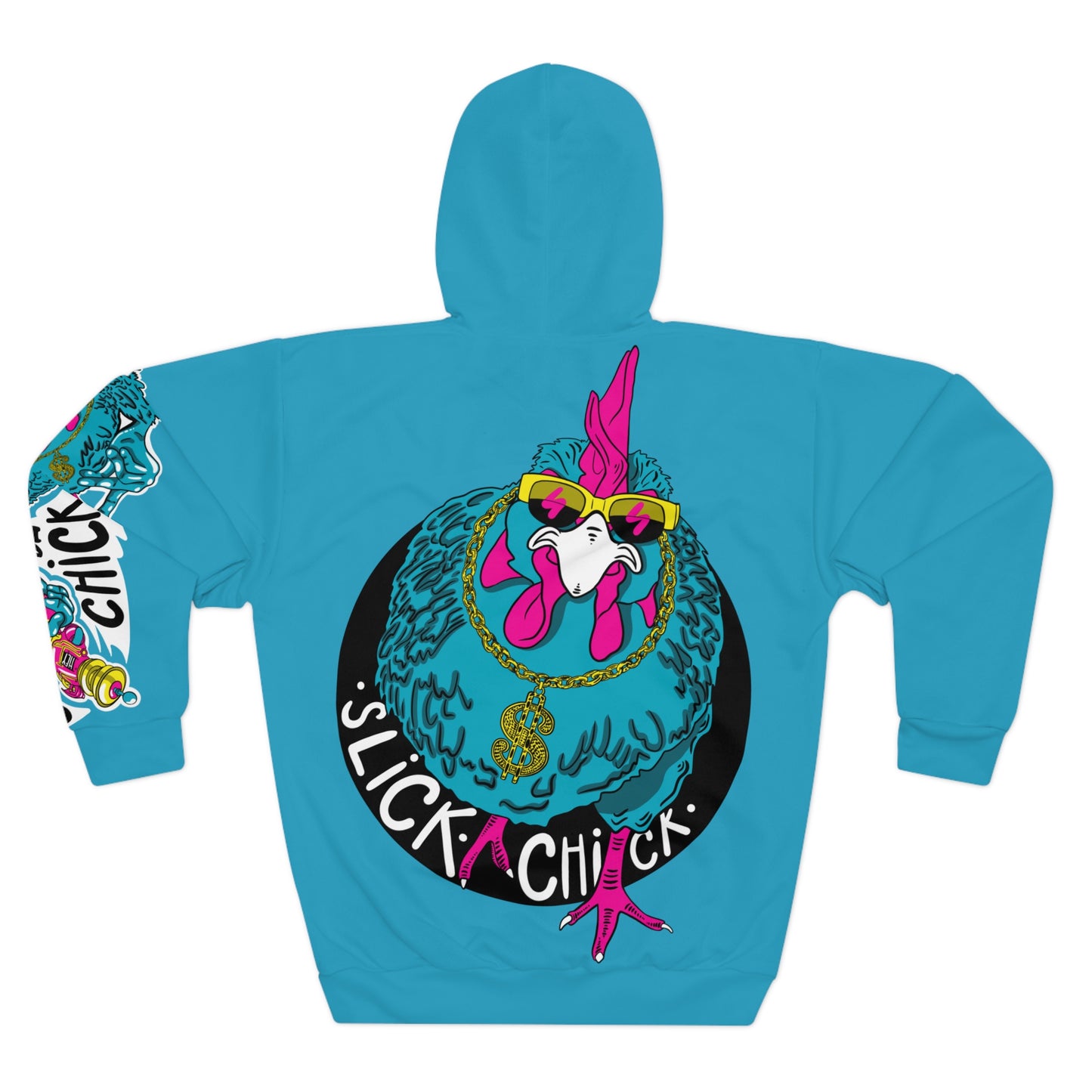 Slick Chick blue hoodie - Slickchick