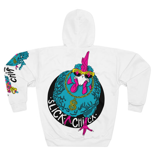 Slick Chick white hoodie - Slickchick