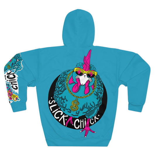 Slick Chick blue hoodie - Slickchick